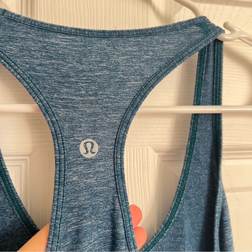 Lululemon | Blue Racerback Tank - Picture 3 of 3